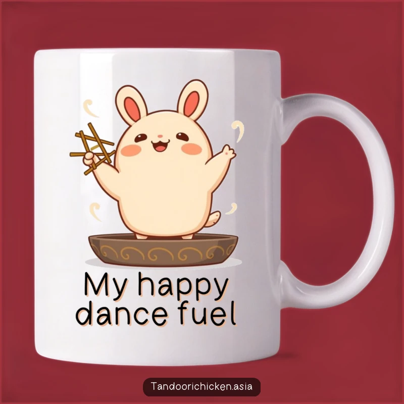 Funny Kawaii Bao Bun Dancing Mug - Joyful Asian Food Gift