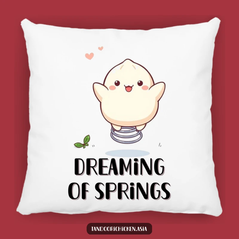 Funny Kawaii Dumpling Pillow: Bouncing Dumpling Comfort, Playful Funny Gift