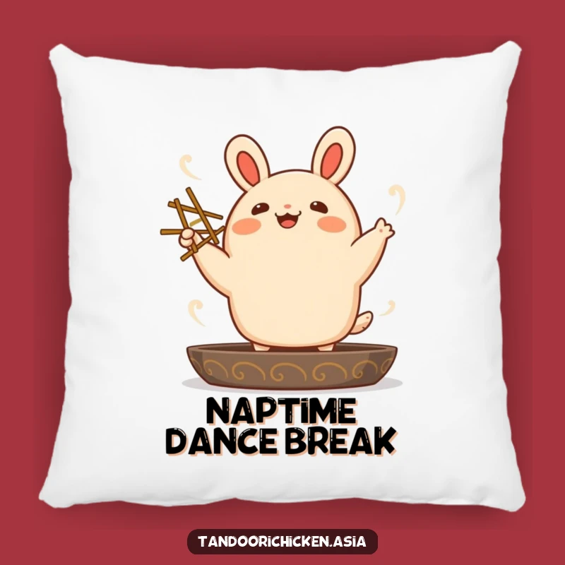 Funny Kawaii Bao Bun Dancing Pillow - Cozy Joyful Asian Food Cushion Gift