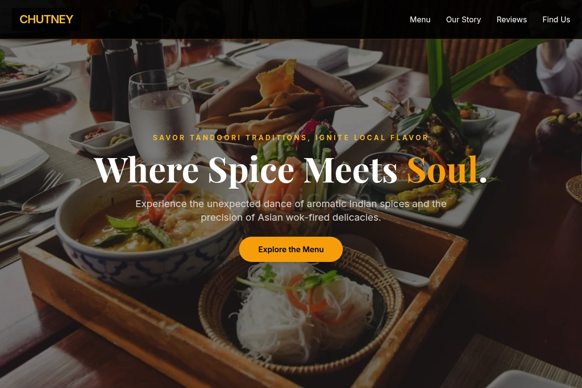 Chutney Asian Fusion Food