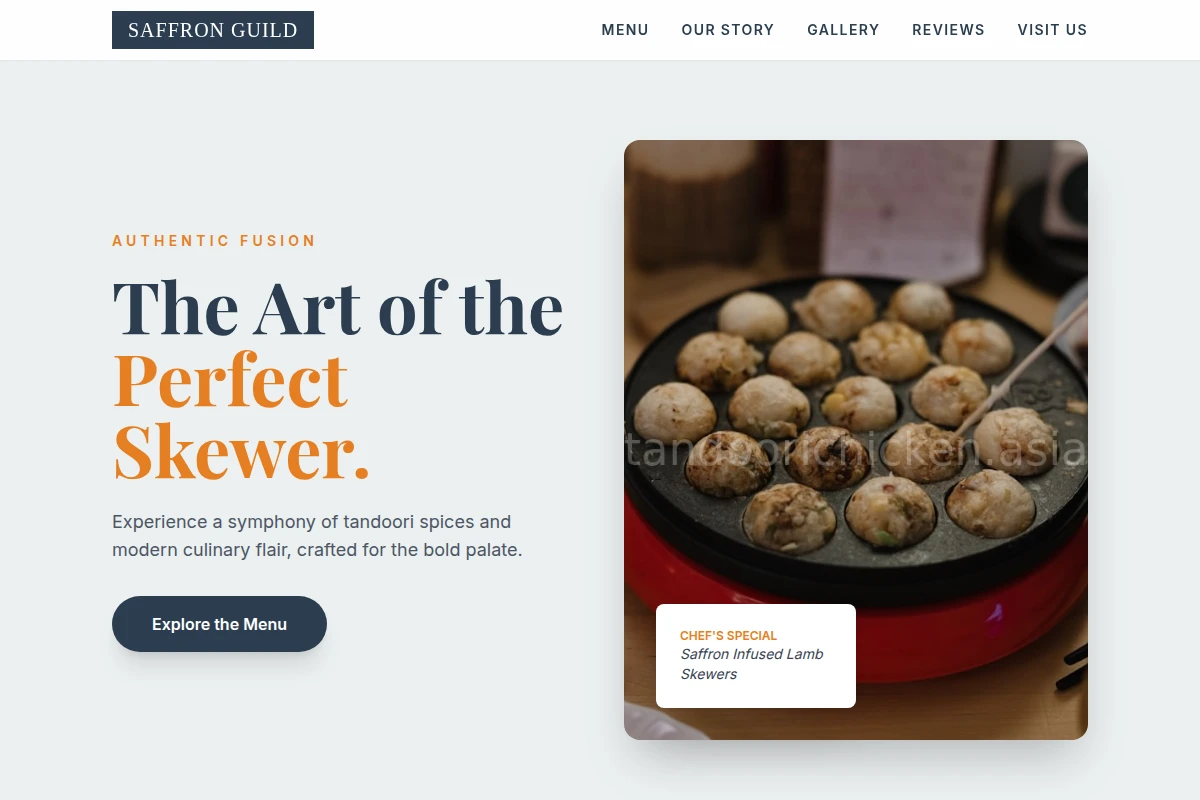 Skewer Asian Fusion Food