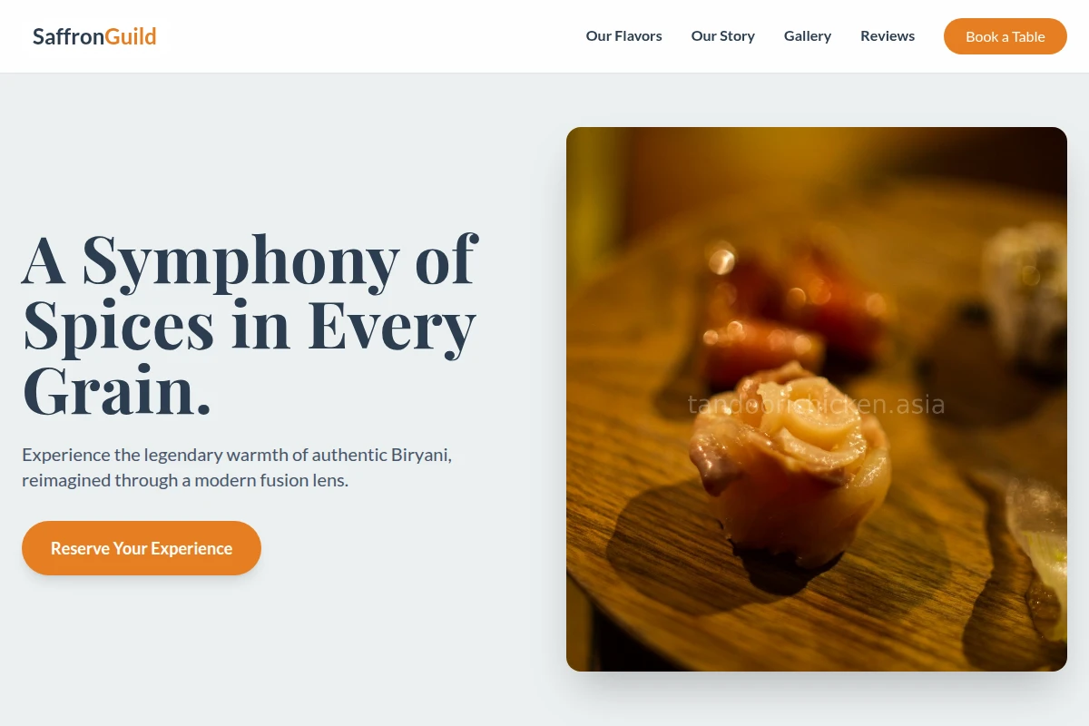 Biryani Asian Fusion Food
