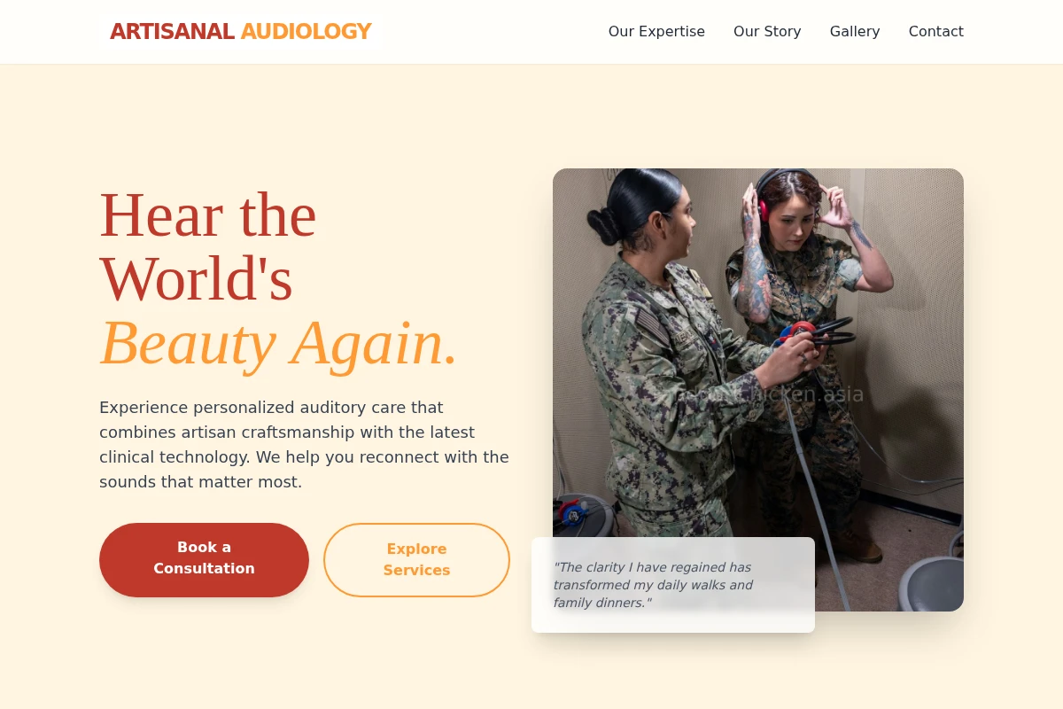 Artisanal Audiology