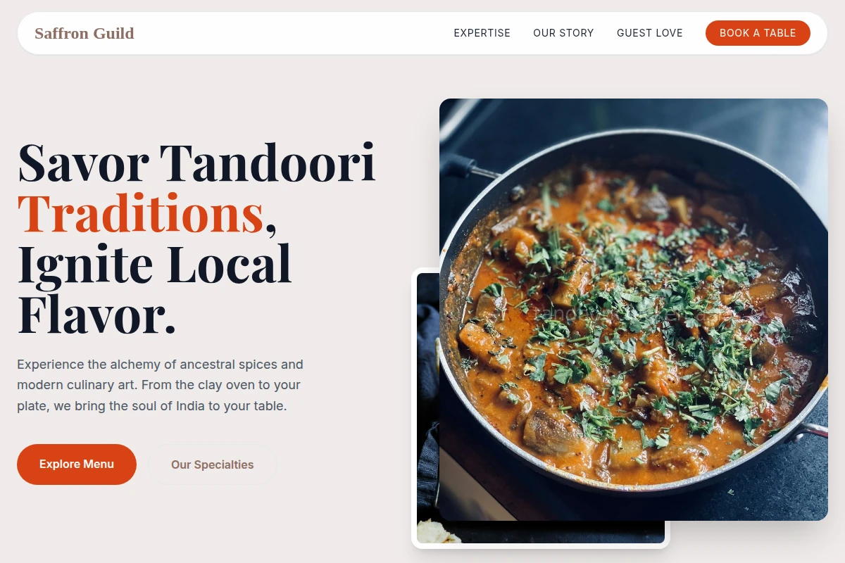 Saag Indian Food