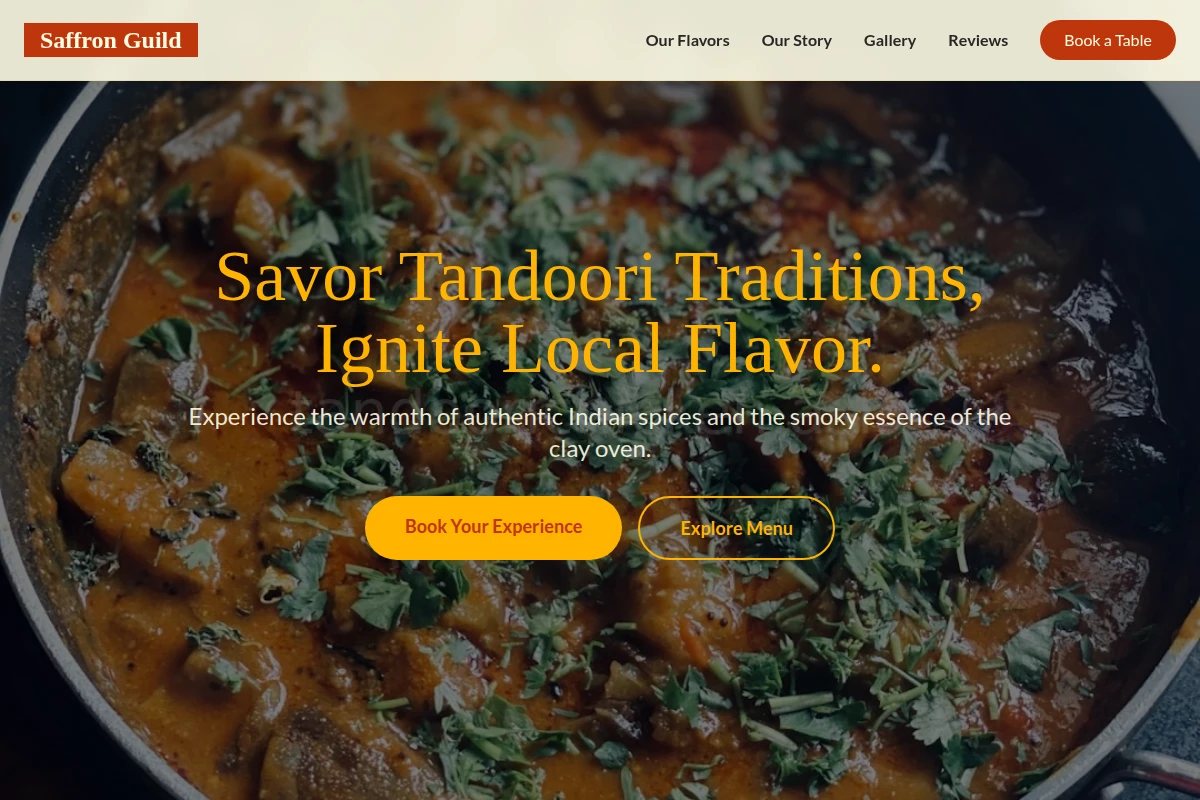 Smoke Indian Food