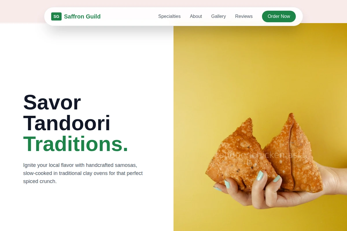 Tandoor Samosas