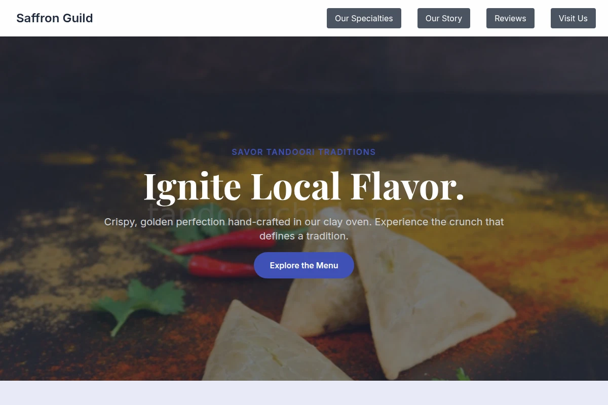 Clay Oven Samosas