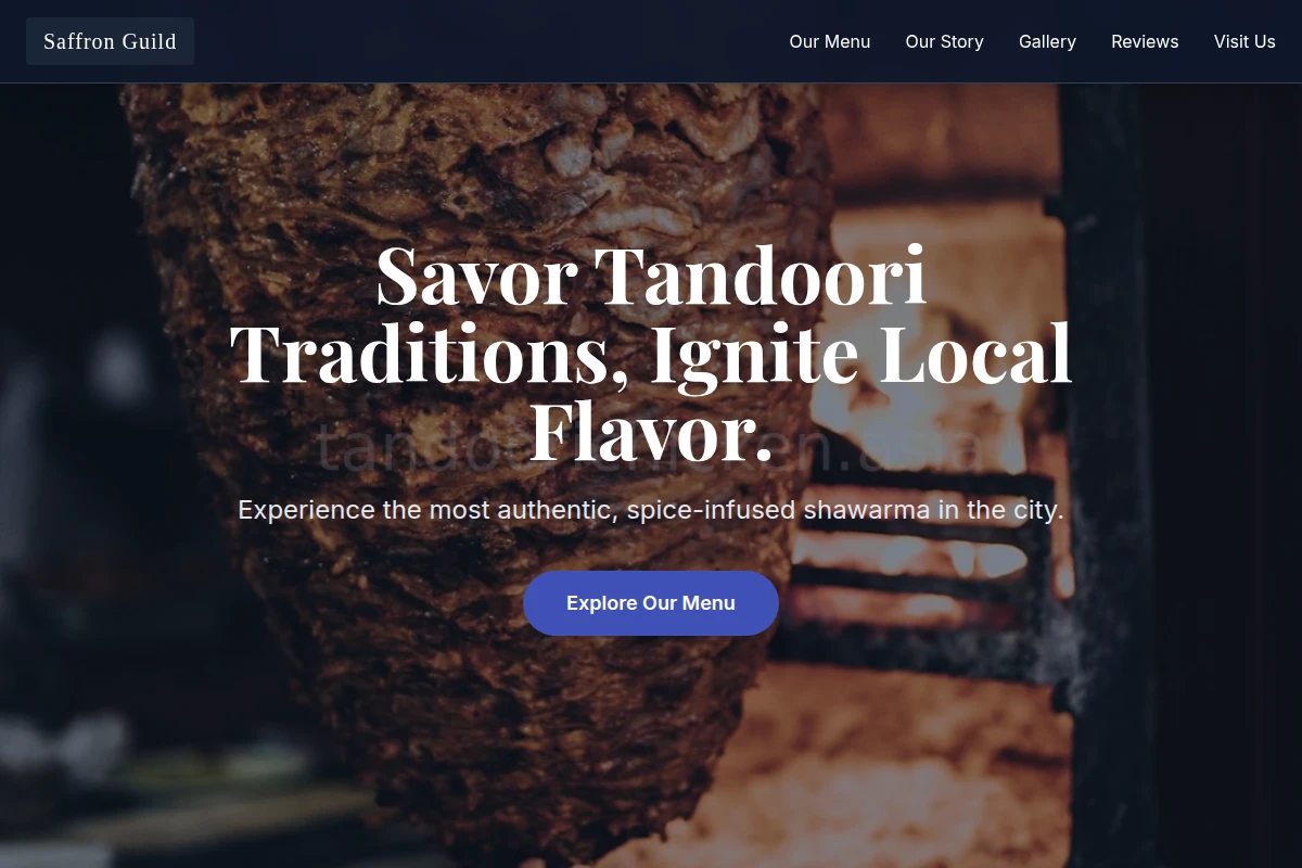 Cardamom Shawarma