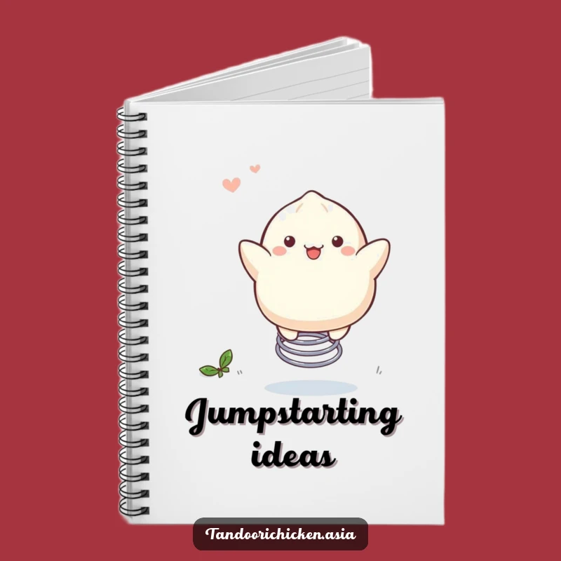 Funny Kawaii Dumpling Notebook: Bouncing Dumpling Ideas, Creative Funny Gift